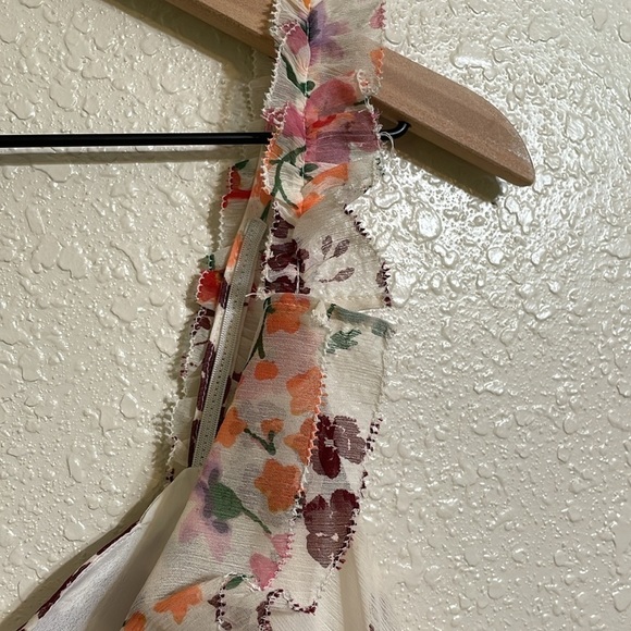 Lucky Brand floral chiffon tank top - Picture 4 of 12